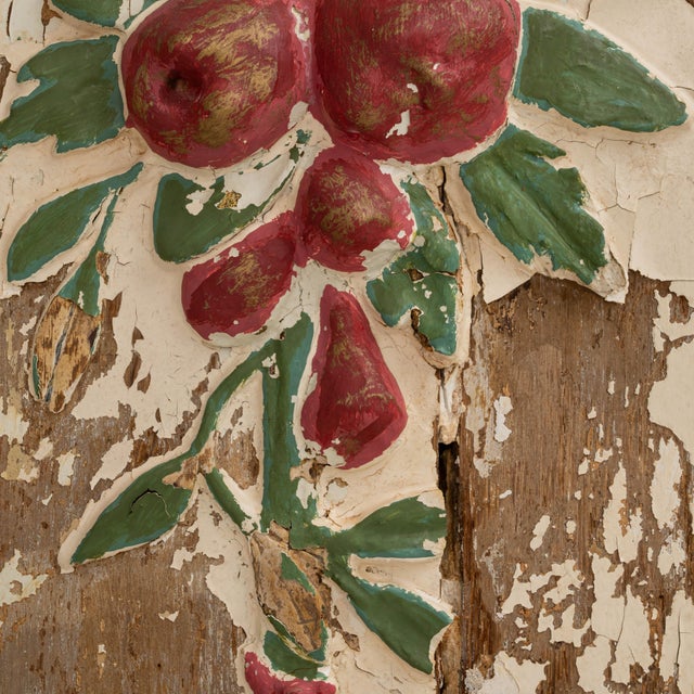 19th Century French Wood Patinated Door With Mirror For Sale - Image 9 of 18