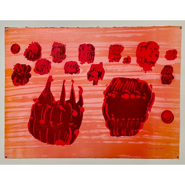 Abstract Expressionism Pietro Consagra, Pietro Consagra Italian Mod Abstract Expressionist Forma Brutalist Lithograph, 1960's-1970's For Sale - Image 3 of 6