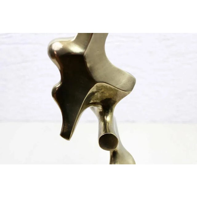 Vintage Brass Sculpture, 1970s For Sale - Image 9 of 13