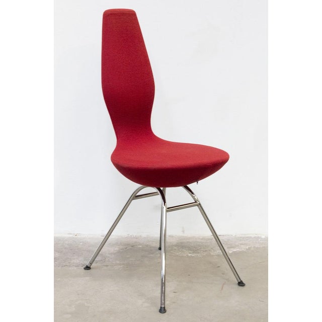 Red Vintage Chair by Olav Eldøy, 1990s For Sale - Image 8 of 8
