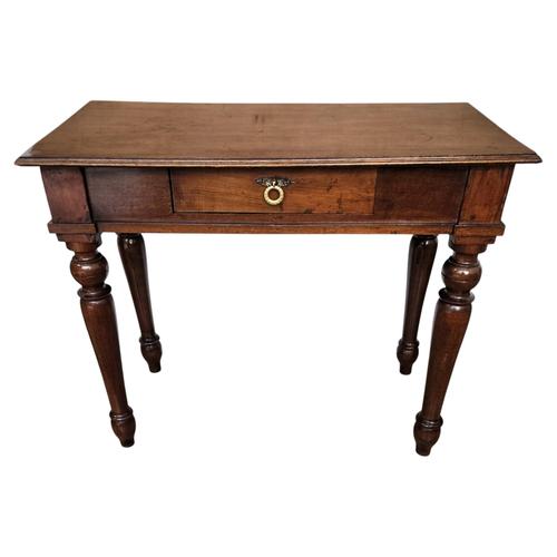 Antique Italian Walnut Console Table, 1890s For Sale - Image 9 of 9