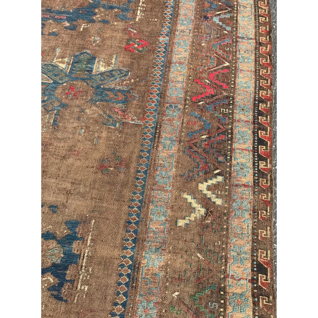 1900s Azerbaijan Soumac Rug-6′10″ × 9′10″ For Sale - Image 11 of 13