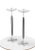 Metal Large Oversize Tall Swiss Made Candlesticks - a Pair For Sale - Image 7 of 11