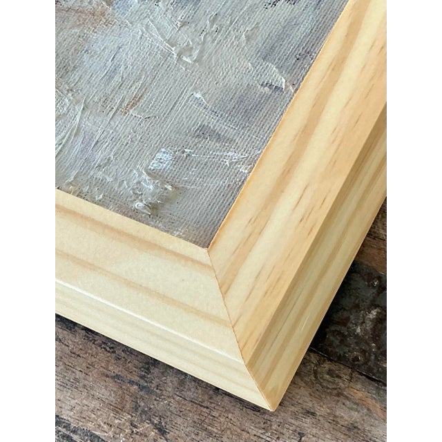 Vintage Original Abstract Painting on Board For Sale - Image 4 of 12