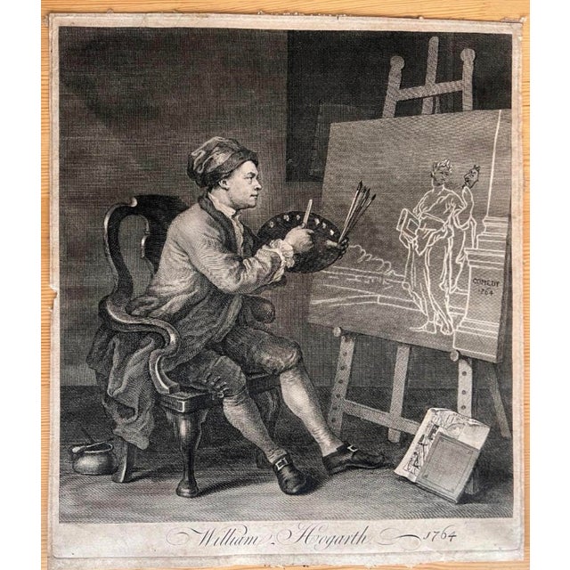 William Hogarth, Self-Portrait of the Artist, 1764, Etching For Sale - Image 7 of 7