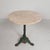 Bistro Table with Cast Iron Legs and Marble Top, 1920s For Sale - Image 6 of 18