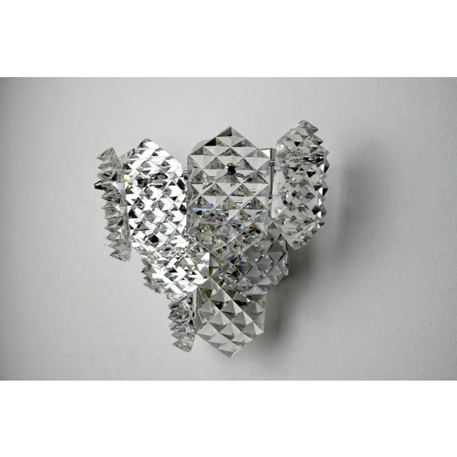 Hollywood Regency Wall Sconce from Kinkeldey, Germany, 1970s For Sale - Image 3 of 8