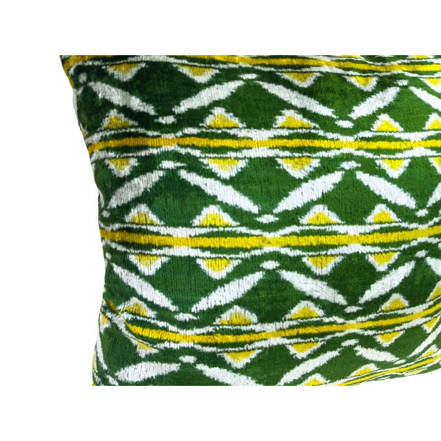 Velvet Silk Cushion Cover with Bohemian Design, 2000s For Sale - Image 10 of 11