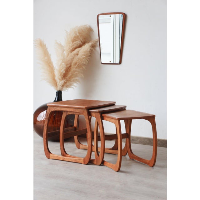 Vintage Teak Nesting Tables from Nathan, 1960s, Set of 3 For Sale - Image 10 of 18