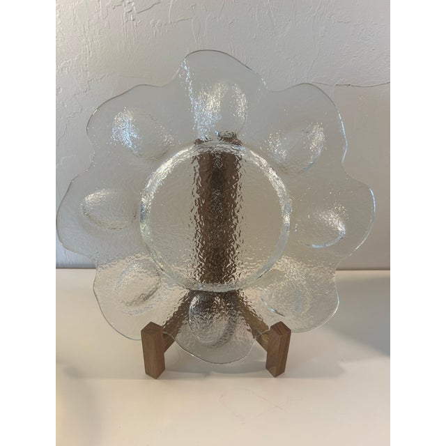 Late 20th Century Late 20th Century Hand Made Deviled Egg Plate, Made in Poland For Sale - Image 5 of 8