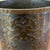 Vintage Chinoiserie Palm Beach Style Pewter W/Brass Overlay Ornamentation Jardiniere Hong Kong For Sale - Image 4 of 12