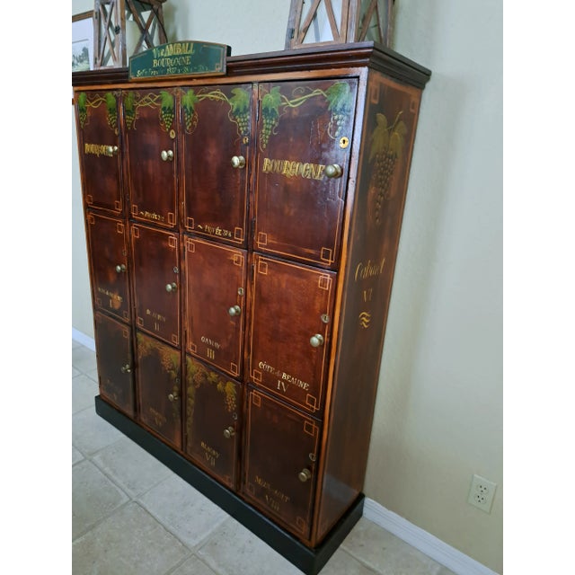 1937 Bourgogne French Wine Locker/Original/One-Of-A-Kind For Sale - Image 11 of 12