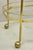 Mid 20th Century Italian Modern Brass and Glass 3 Tier Rolling Bar Cart Serving Table For Sale - Image 11 of 12