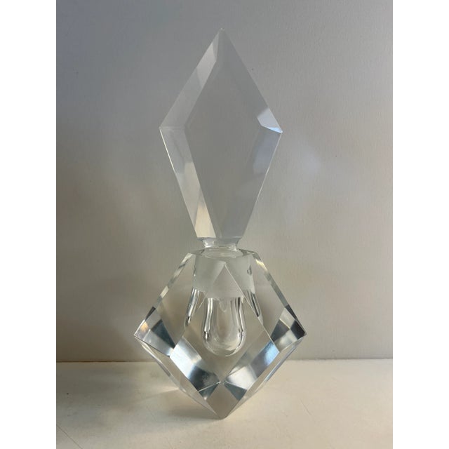 1970s 1970s Vintage Crystal Perfume Bottle For Sale - Image 5 of 9