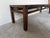 Hollywood Regency Michael Taylor for Baker Far East Collection Walnut Bench / Coffee Table With Brass Accents For Sale - Image 9 of 13