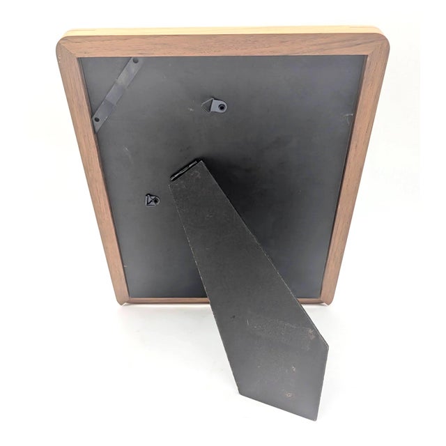 1970s 1970s Teak Wood 8" X 10" Photo Frame For Sale - Image 5 of 10