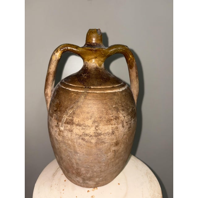 Ceramic Antique Apulian 2-Handed Truffle, 1950 For Sale - Image 7 of 7