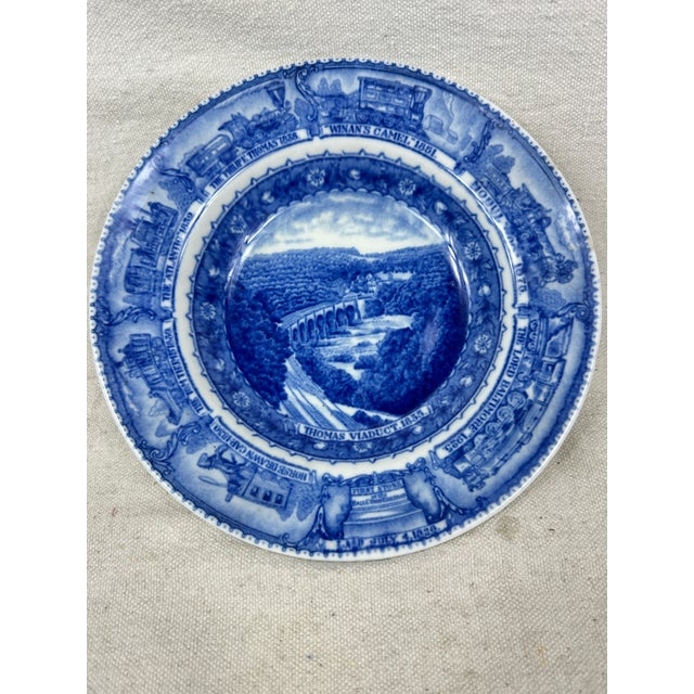 American Baltimore & Ohio Railroad Souvenir Plate For Sale - Image 3 of 8