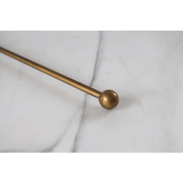 Metal Vintage Brass Angel Candle Snuffer For Sale - Image 7 of 7