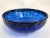1980s Cobalt Art Glass Centerpiece Bowl by Ian Forbes, Signed For Sale - Image 4 of 8