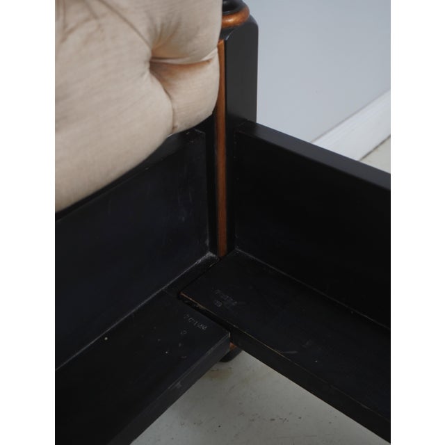Nancy Corzine King Size Poster Bed W. Tufted Headboard For Sale - Image 12 of 14