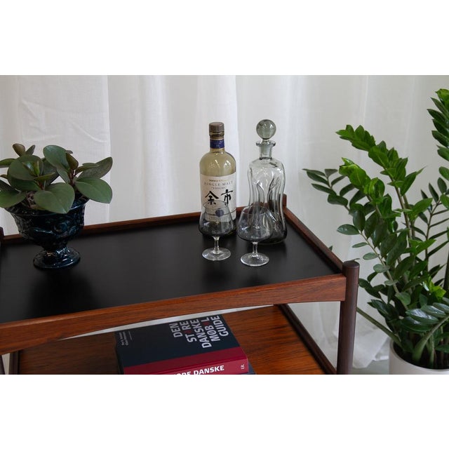 Danish Modern Rosewood Serving Trolley, 1960s For Sale - Image 17 of 18