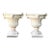 Vintage Carved Stone Urns - Pair For Sale