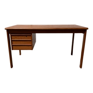 1960s Mid Century Teak Desk by Lovig For Sale