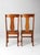 Farmhouse Antique Oak Splat Back Side Chairs Pair For Sale - Image 3 of 14