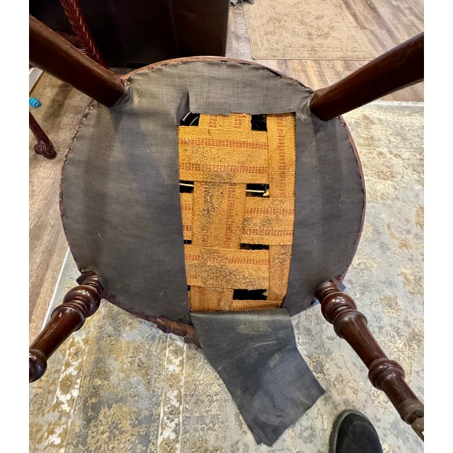 19th C Victorian Walnut Parlor Chairs, Set of Two For Sale - Image 18 of 18