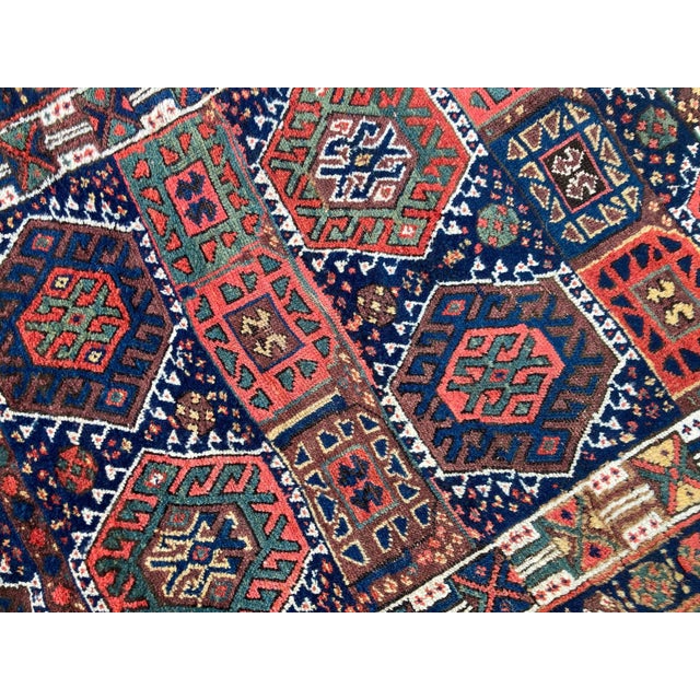 Antique Kurdish Rug, 1890s For Sale - Image 11 of 18