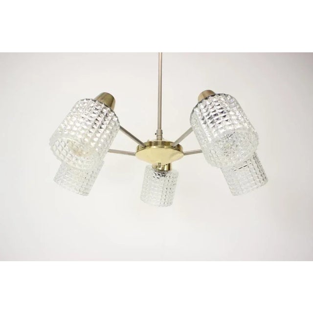 Mid-Century Pendant from Kamenický Šenov, 1970s For Sale - Image 3 of 12