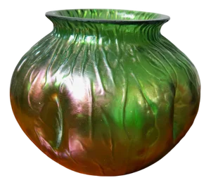 Green Vase by Johann Loetz Witwe for Loetz Glass, 1890