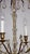 Gold Antique French Brass and Glass Drop Chandelier from Unbekannt, 1940s For Sale - Image 8 of 12
