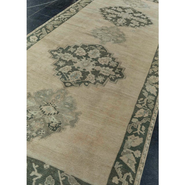 Tan Turkish Vintage Rug 5'4" x 12'5" #20557 For Sale - Image 8 of 8