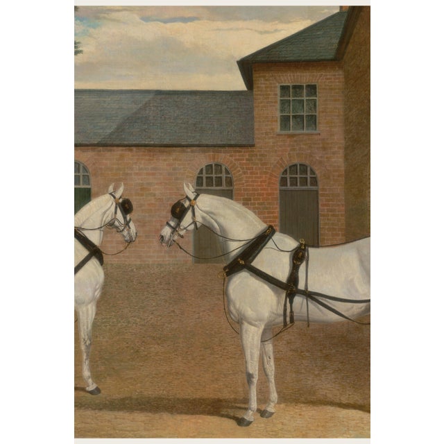 Paper 1838 Vintage English Equestrian Art Print by John Frederick Herring - 40" X 60" For Sale - Image 7 of 9