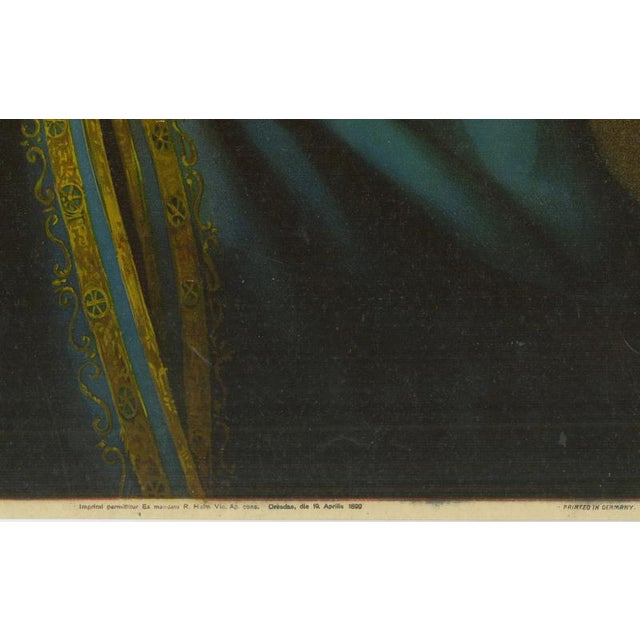 Late 19th Century Mater Dolorosa, Sorrowful Mother, 1899, German Chromolithograph For Sale - Image 5 of 10