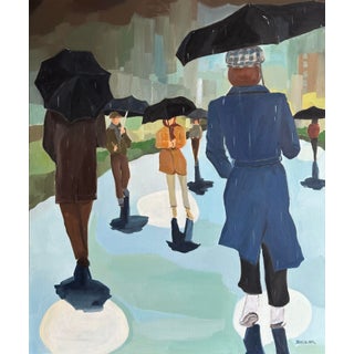 That Rainy Day Feeling Modern Oil Painting For Sale