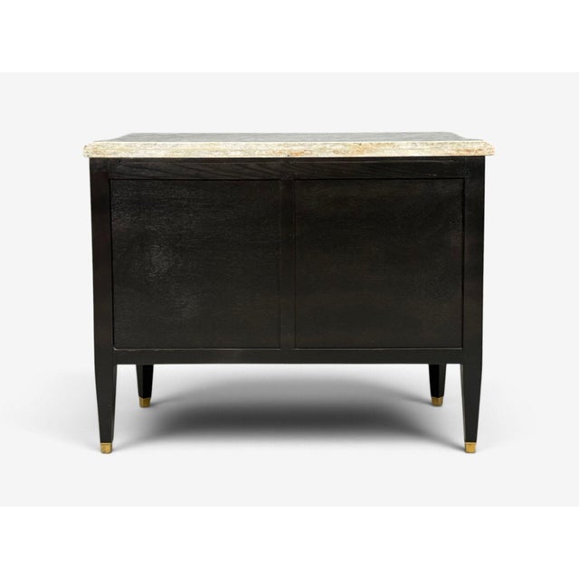 Louis Xvi, Hollywood Regency, Commodes, Ebonized, Bronze, Marble, 20th C. For Sale - Image 18 of 18
