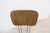 Pair of 1970s Formica chairs with brown Eiffel-style legs and concealed backrest fixings. They are in very clean...