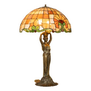 Art Nouveau Tiffany Table Lamp For Sale