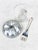 Mid 20th Century Mid-Century Vintage Glass & Silverplate Apple Condiment Jam Jar With Spoon For Sale - Image 5 of 11