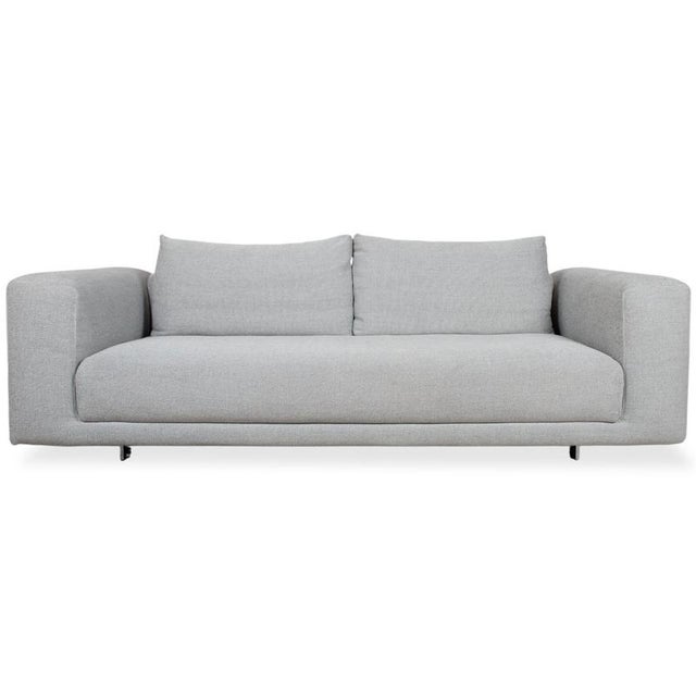 Moss 3-Seater Sofa in Gray Fabric from Cor For Sale - Image 13 of 13