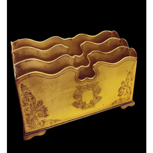 Mid 19th Century Ornate English Gilt Bronze Letter Box For Sale - Image 9 of 9