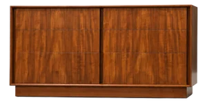 Danish Mid Century Modern Teak 64” Dresser