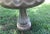 Sculpture Materials Vintage Concrete Birdbath For Sale - Image 7 of 10
