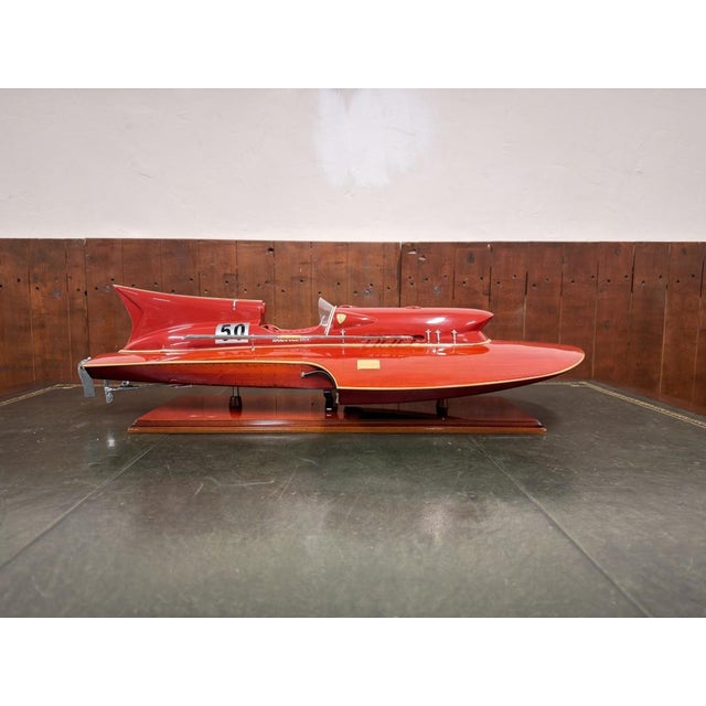 Ferrari Hydroplane Boat Model, 2010s For Sale - Image 3 of 18