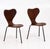 Danish Chairs in Teak and Iron, 1960s, Set of 2 For Sale - Image 6 of 6