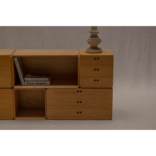 Samara Modular Sideboard attributed to Derk Jan de Vries, 1970s For Sale - Image 14 of 18