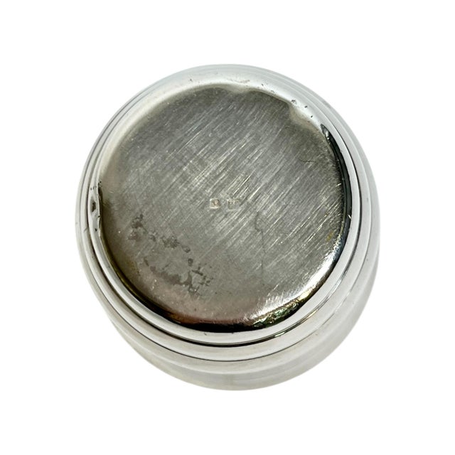 Set of 3 French Art Deco Silver Cups or Matchstick Holders Including One by Maison Lancel For Sale - Image 11 of 12